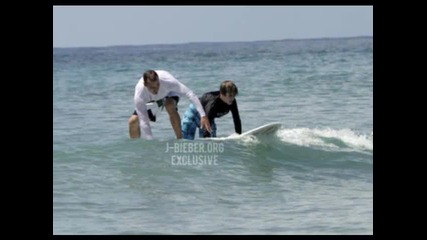 Justin Bieber - Surfing in Barbados