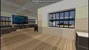 Minecraft Колежанска къща на плажа напълно обзаведена :d