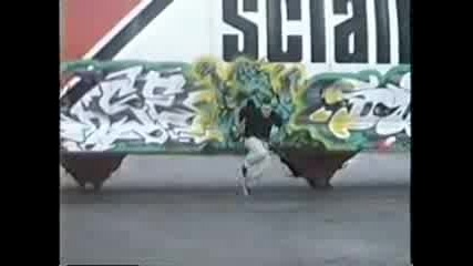 Graffiti On Train