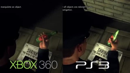 L A Noire Graphick Comparison Ps3 vs Xbox360