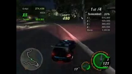 Need for Speed Underground 2 drift king 
