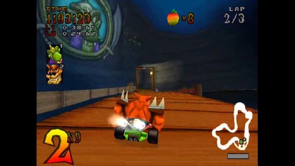 Crash Team Racing - Area Glacier Park - Komodo Joe - Key 