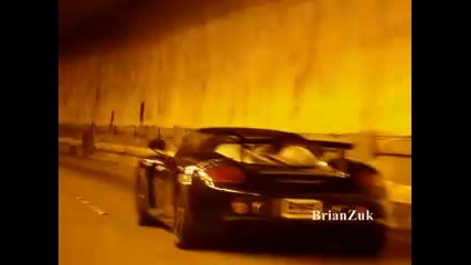 Porsche Carrera Gt with Awe Tuning Straight Pipes In Action 