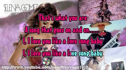 Love You Like A Love Song Karaoke Instrumental - Selena Gomez & The Scene