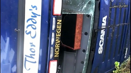 Scania truck crash 