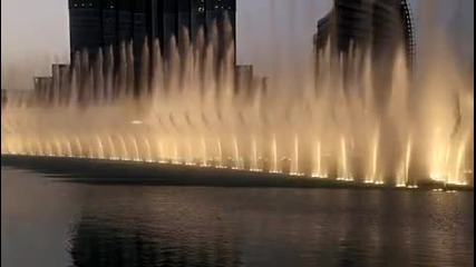 Dancing water fountains in Dubai 