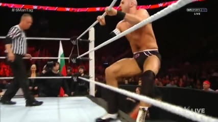 Wwe Monday Night Raw 2015.07.20 Cena, Orton and Cesaro vs Sheamus, Owens and Rusev