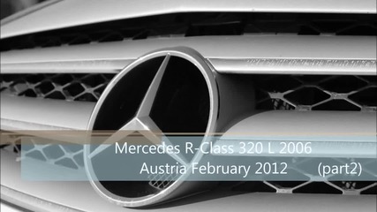 Mercedes R Class 2012 в снега