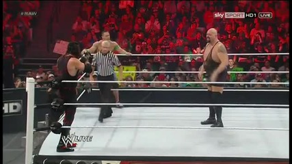 Wwe Raw 9.7.2012 John Cena And Kane Vs Chris Jericho And The Big Show Part 1