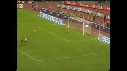 Totti with a funny penalty