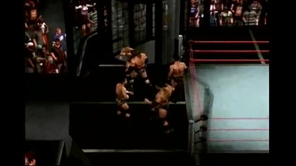 Smackdown vs Raw 2009 - Evolution vs Legacy Tag Elimination Chamber 1/2 