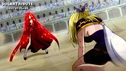 Fairy tail Lucy vs. Flare