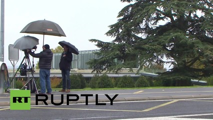 Switzerland: Officials arrive for UEFA crisis meeting following Platini ban