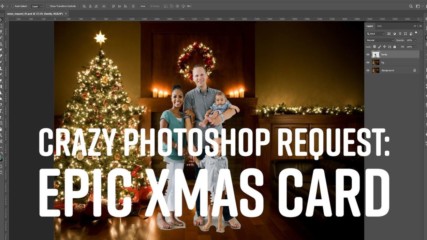 Crazy Photoshop Requests: Pimp My Christmas Card