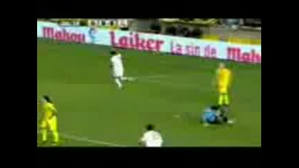 0 - 1 Raul (Villa Real - Real Madrid)