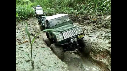 16 Trucks Rc Trail Scale Adventures at Devils Backbone Land Rover Defender D90 Axial Wraith Highlift