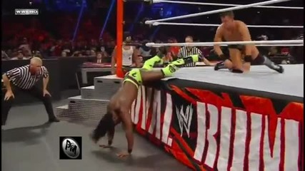 Royal Rumble 2012 Kofi Kingston Amazing Handstand