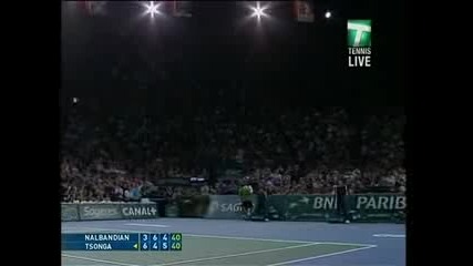 Atp Ms Paris 2008 : Налбандиан - Цонга | последен гейм