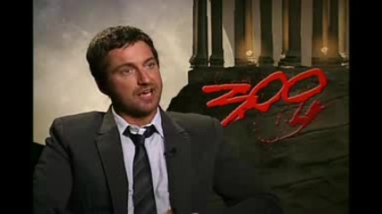 300 Gerard Butler interview