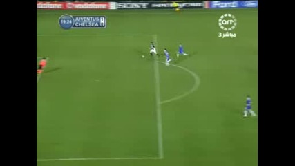 Iaquinta - Juventus 1 - 0 Chelsea