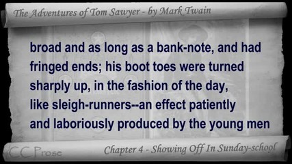 Chapter 4 - The Adventures of Tom Sawyer by Mark Twain