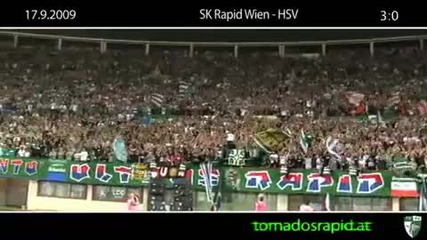 Sk Rapid Wien - Hsv Halbzeit 3:0 Europe Leauge!