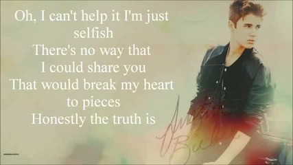 Justin Bieber - Die In Your Arms (lyrics On Screen)
