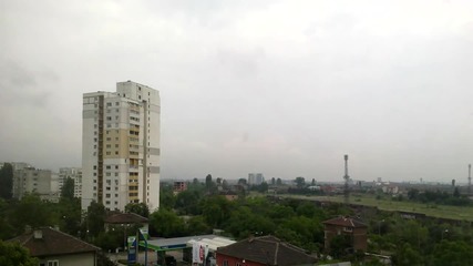 time lapse - облачна сутрин 6.4.2014