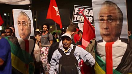 Brazil: 'Temer out' - Thousands demand Temer resign in Sao Paolo