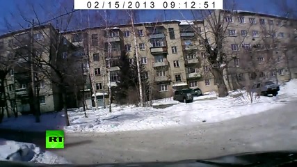 Метеор удари Русия (15.02.2013)