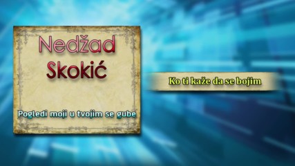 Nedzad Skokic - Ko ti kaze da se bojim - (Audio)