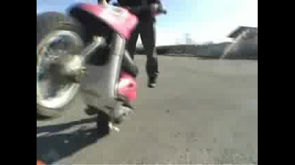 Scooter stunts 
