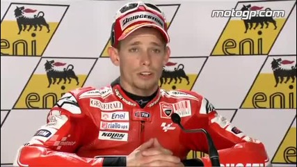 Stoner interview after the Germany Gp 