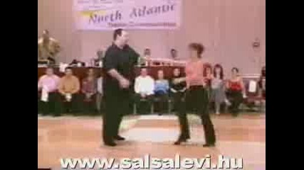 West Coast Swing Dancers John Lindo And De