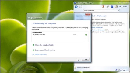 Solving common problems with Troubleshooters (windows 7)
