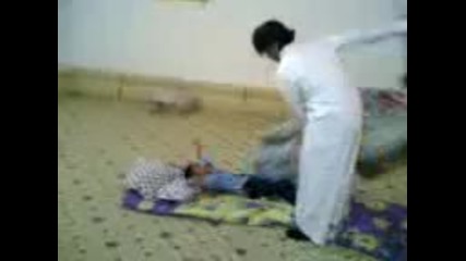 Funny ghost child 