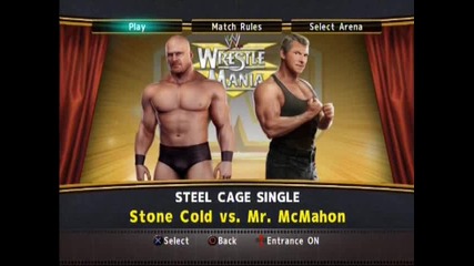 Legends Of Wrestlemania Stone Cold Steve Austin vs Mr. Mcmahon