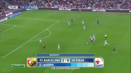 Барса , се поизпоти, но изкова 3:0 Лео заби гол №250! 18.10.2014 Барселона - Ейбар 3:0