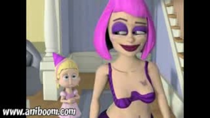 Girl mistakes prostitute for clown - Funny Animation