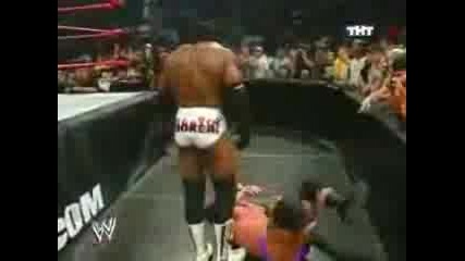 Booker T & The Hurricane vs. Triple H & Ric Flair - Wwe Raw 2003 