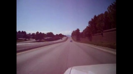 10 second mustang pulls from 15-130mph Fast on street