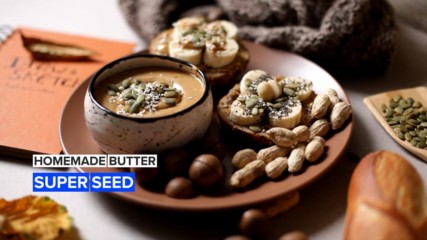 Elevate your homemade peanut butter with super seeds