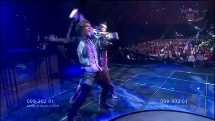 Eric Saade - Manboy (live Melodifestivalen 2010) 