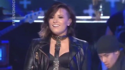 Demi Lovato ft. Cher Lloyd - Really Don't Care (live Teen Choice Awards 2014)
