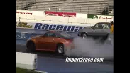 Nissan 350z Twin Turbo Vs Ford Mustang