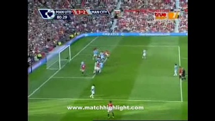20.09.09 Манчестър Юнайтед 3:2 Манчестър Сити Флетчър Гол