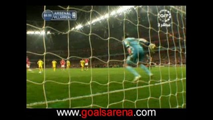 Арсенал 3 - 0 Вилереал:супер гол от дуспа на Робин Ван Перси 15.04