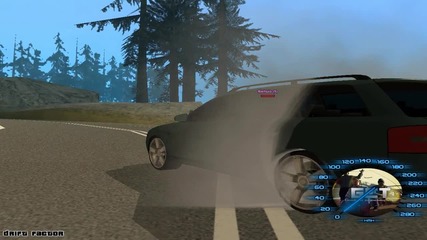 Audi A6 quattro drift