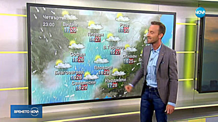 Прогноза за времето (15.08.2019 - сутрешна)