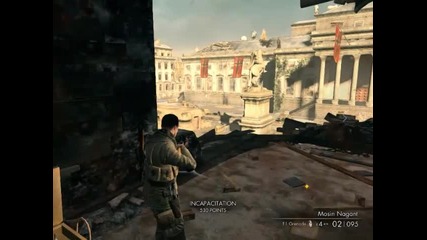 Малко геймплей на Sniper Elite V2